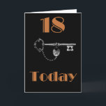 DAUGHTER/SON 18:e BIRTHDAY-KORT Kort<br><div class="desc">KAN ANPASSAS. DET KAN VARA FÖR FLICKA ELLER BOY, BARA ÄNDRA TEXTEN I DIKT.</div>
