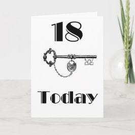 DAUGHTER/SON 18:E BIRTHDAY-KORT KORT