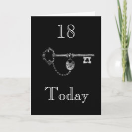 DAUGHTER/SON 18:e BIRTHDAY-KORT Kort