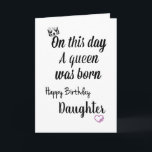 **DAUGHTER** SPECIELLARE "DU" OCH SPECIELLARE "BIR KORT<br><div class="desc">LÅT "DIN SPECIELLARE **DAUGHTER** " VETA HUR MYCKET HON ELAK TILL "DIG" PÅ HENNES MYCKET SPECIELLARE DAG MED DETTA LOVELA KORT</div>