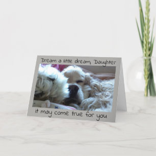 *DAUGHTER* STUDENT DREAM IT OCH KOMEN KAN TRUE KORT