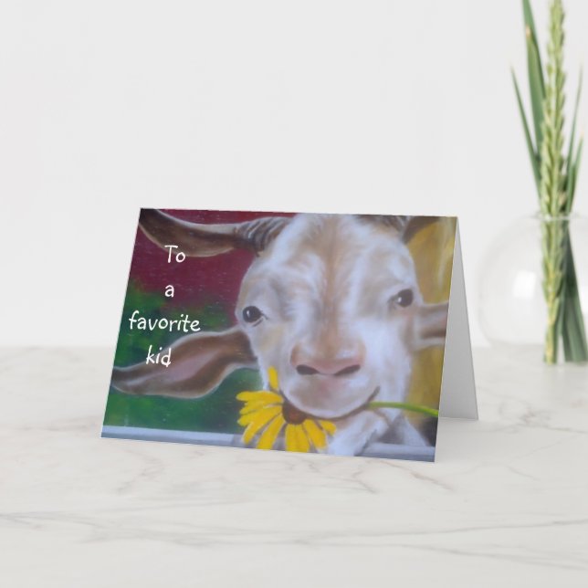 DAUGHTER TILL EN FAVORITE KID KORT (Framsida)