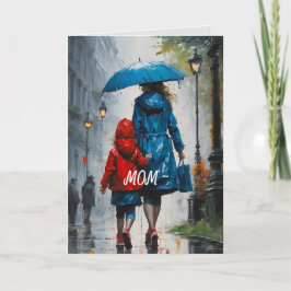 DAUGHTER TILL MAMMA PÅ MORS DAG TACK KORT