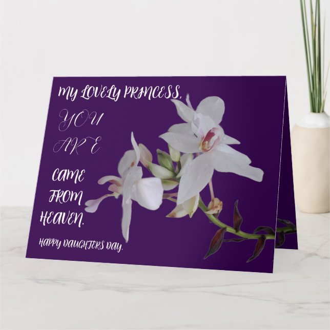 DAUGHTERS DAY FLOWER GIFT KORT (Framsida)