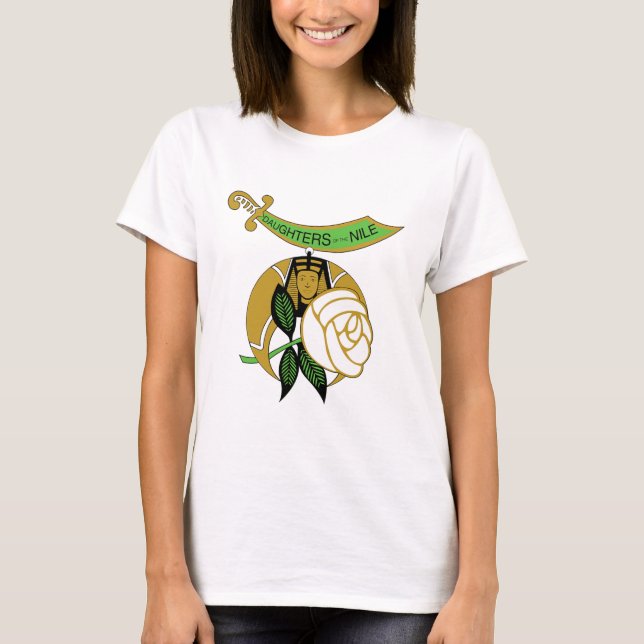 Daughters of the Nile Shriners AAONMS DON OES  T Shirt (Framsida)