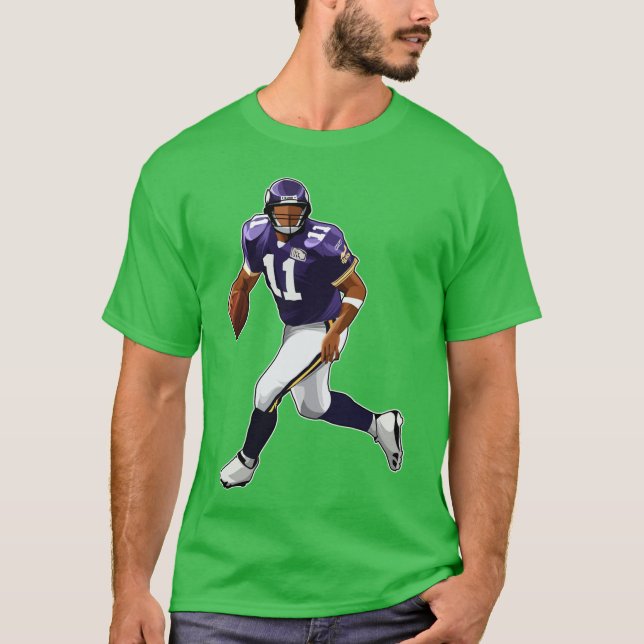 Daunte Culpepper 11 Lookso Pass flicka T Shirt (Framsida)