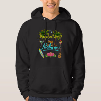 Dauphin Island Alabama Beach Summer Handflatan Sol Hoodie