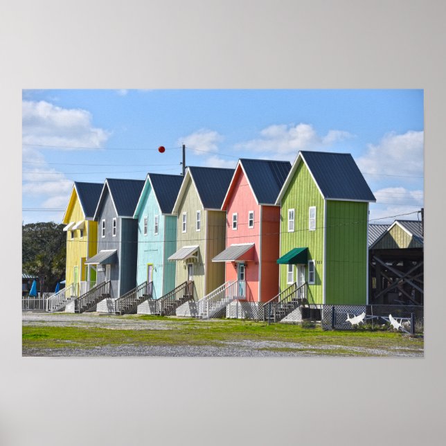 Dauphin Island, Alabama, Hus Poster (Framsidan)