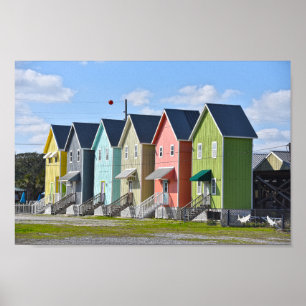 Dauphin Island, Alabama, hus Poster