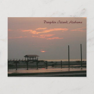 Dauphin Island, Alabama-vykort Vykort