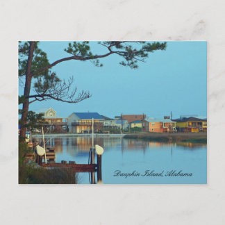 Dauphin Island, Alabama-vykort Vykort
