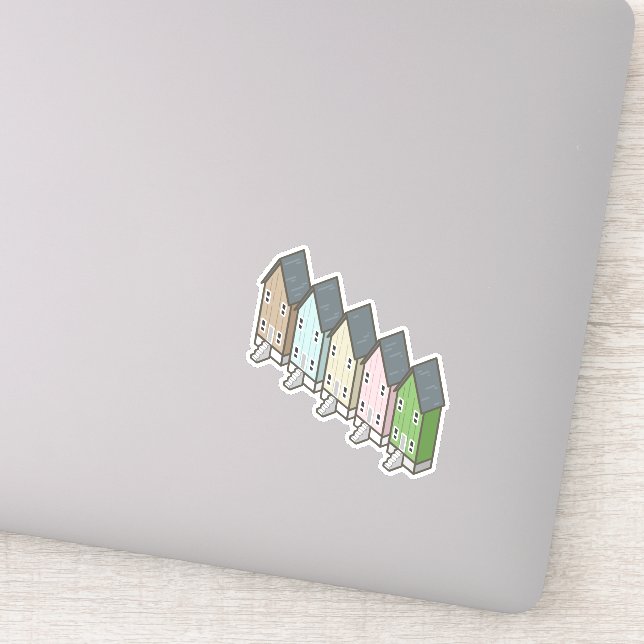 Dauphin Island Fishhouse Klistermärken (Detalj)