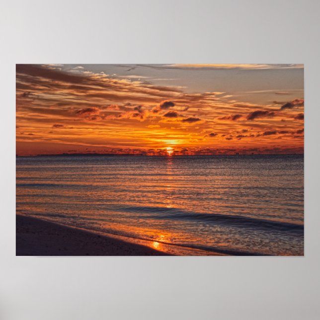 Dauphin Island soluppgång, Alabama Poster (Framsidan)