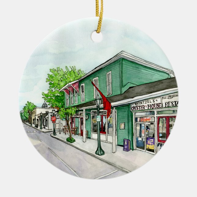 Dauphin Street Mobile, AL Ornament (Framsidan)