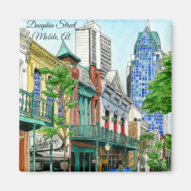 Dauphin Street Mobile Magnet (Framsidan)