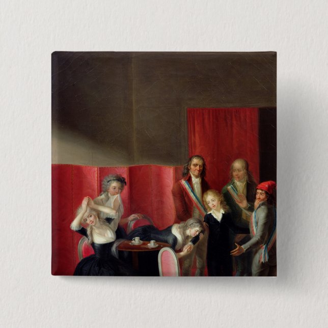 Dauphinen som tas från hans familj, 3rd Juli 1793 Knapp (Framsida)