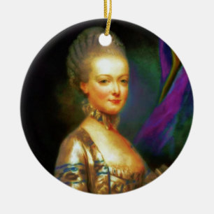 Dauphinfranskbarock Julgransprydnad Keramik