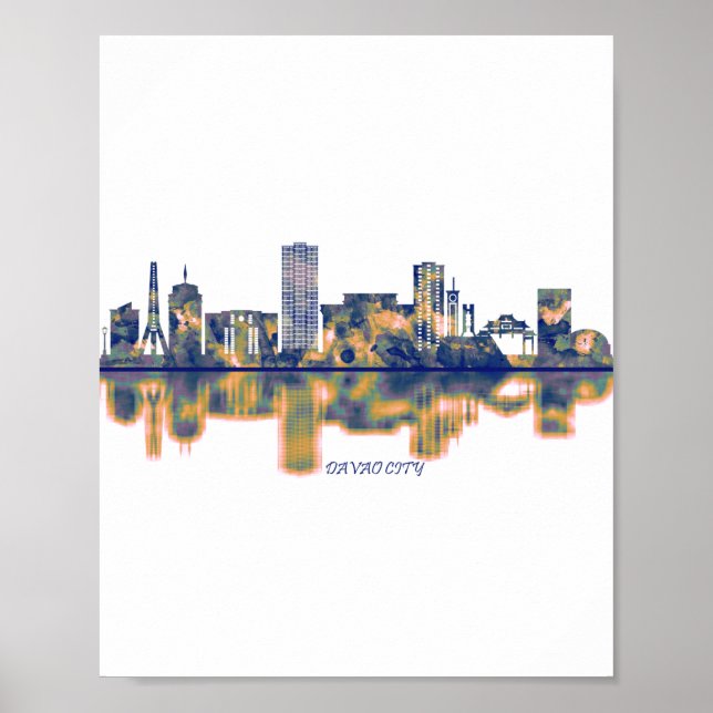 Davao City Skyline Poster (Framsidan)