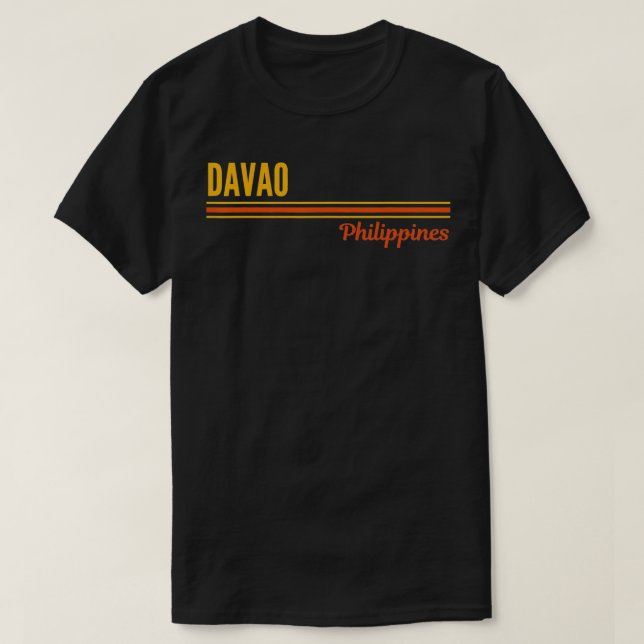 Davao Filippinerna T Shirt (Design framsida)