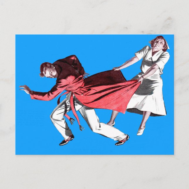 Dave ångrade sig om vasektomin vykort (Framsida)