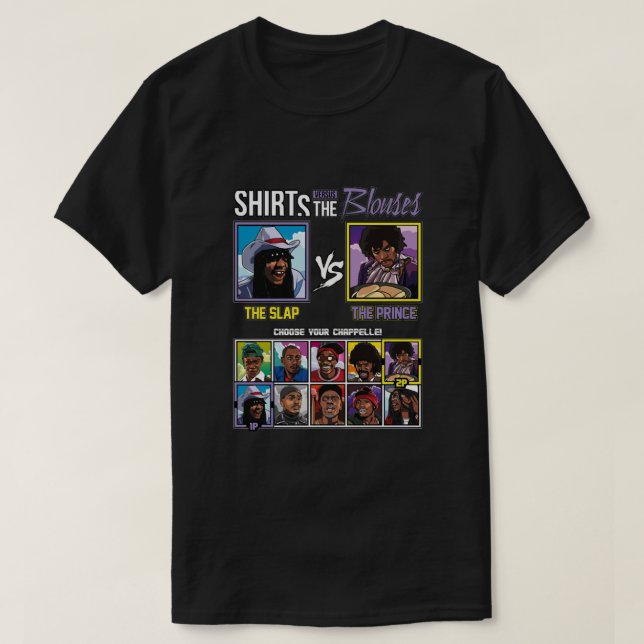 Dave Chappelle - Shirts Vs Blouses T Shirt (Design framsida)