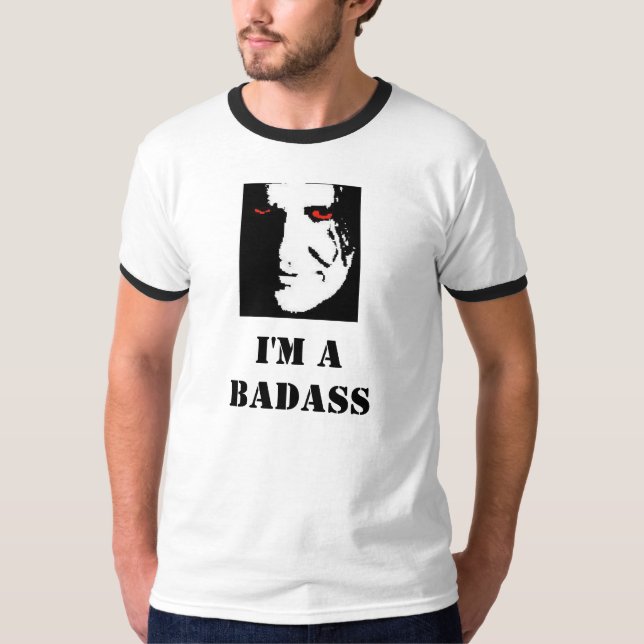 DAVE EVANS BADASS T-TRÖJA T-SHIRT (Framsida)