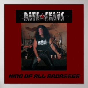 DAVE EVANS POSTER- KUNG AV ALLA BADASSER POSTER