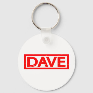 Dave frimärke nyckelring