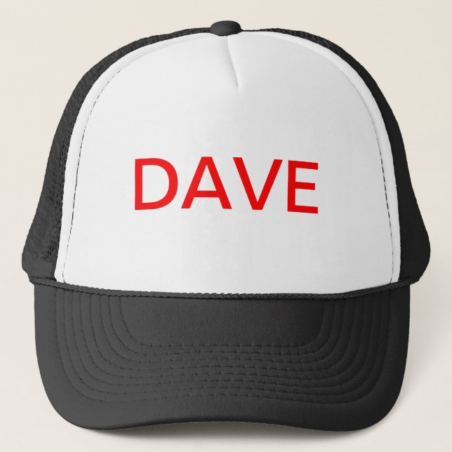 DAVE hatt Truckerkeps (Framsida)