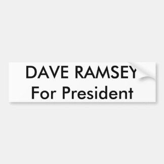 DAVE RAMSEYFor president Bildekal