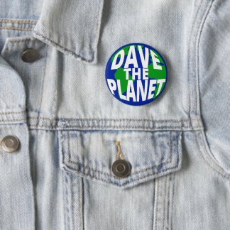 Dave the Planet Button Knapp