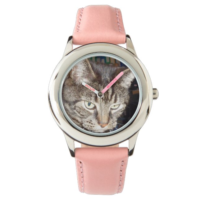 Dave vaktar dig med Rosa Numbers Watch Armbandsur (Framsida)