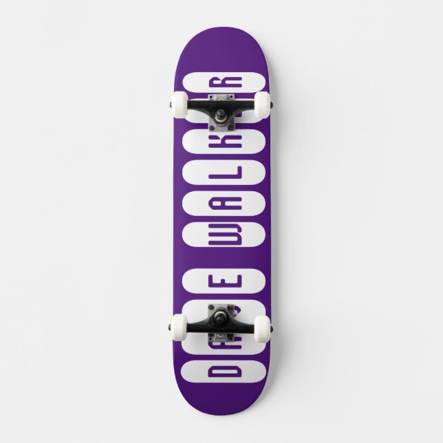 DAVE WALKER OFFICIELL SKATBRÄDA MINI SKATEBOARD BRÄDA 18,5 CM (Framsida)