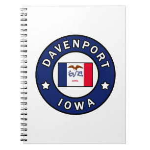 Davenport Iowa Anteckningsbok
