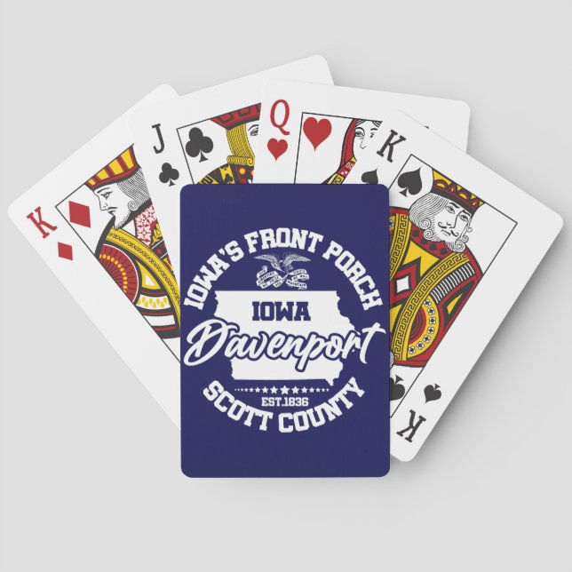 Davenport,Iowa Casinokort (Baksidan)