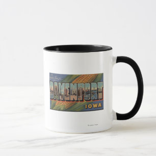 Davenport Iowa (maj) - stora brevplatser Mugg