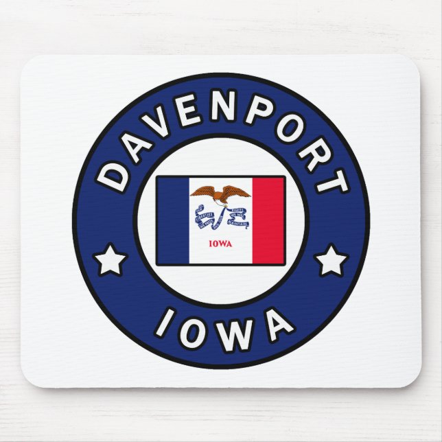 Davenport Iowa Musmatta (Framsidan)
