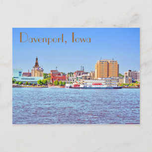 Davenport, Iowa, USA Vykort