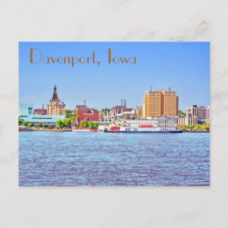Davenport, Iowa, USA Vykort