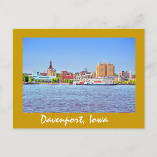 Davenport, Iowa, USA Vykort