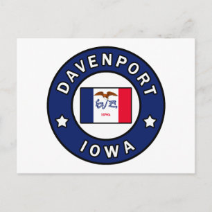 Davenport Iowa Vykort