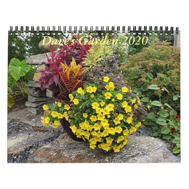 Dave's Garden 2020 Photo Tävling Kalender (Omslag)