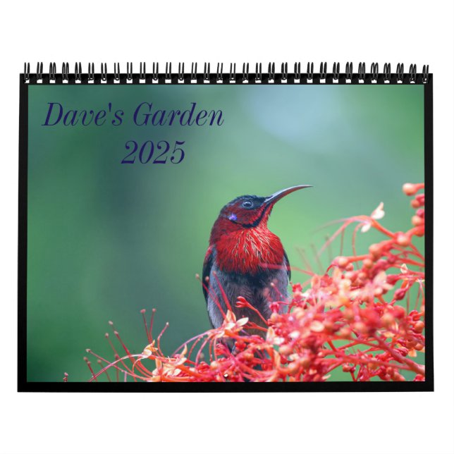 Dave's Garden 2025 Calendar Kalender (Omslag)