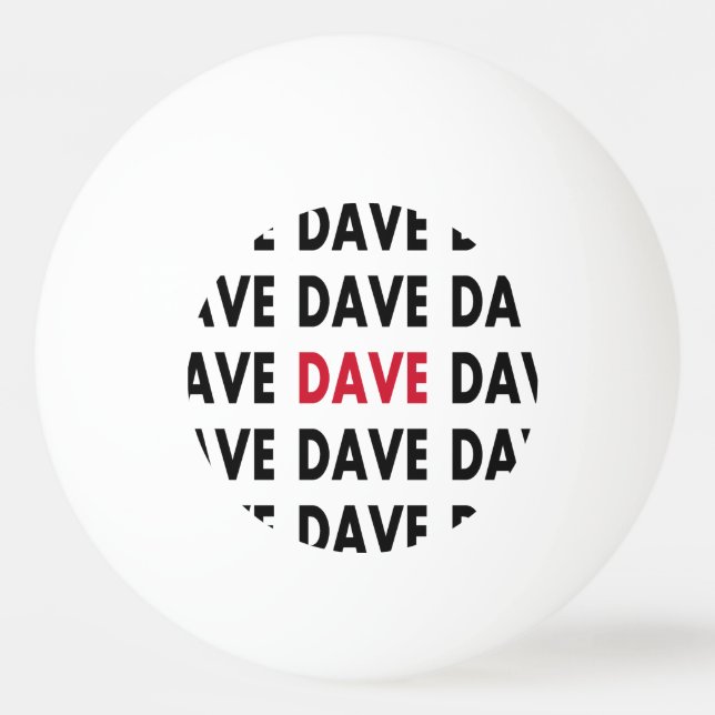Dave's Ping Pong Boll Template (Framsidan)