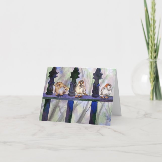 Daves Sparrows noterar kortet Kort (Framsida)