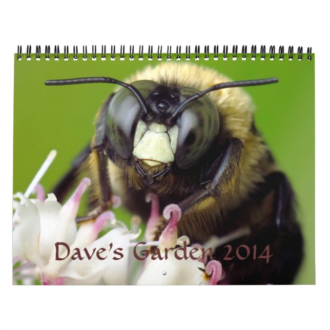 Daves trädgårds- kalender 2014 (Omslag)
