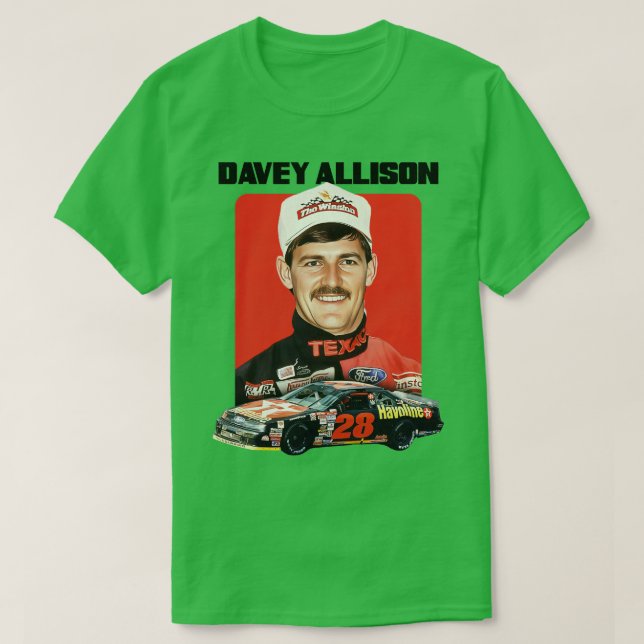 Davey Allison T Shirt (Design framsida)