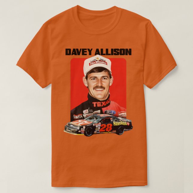 Davey Allison T Shirt (Design framsida)