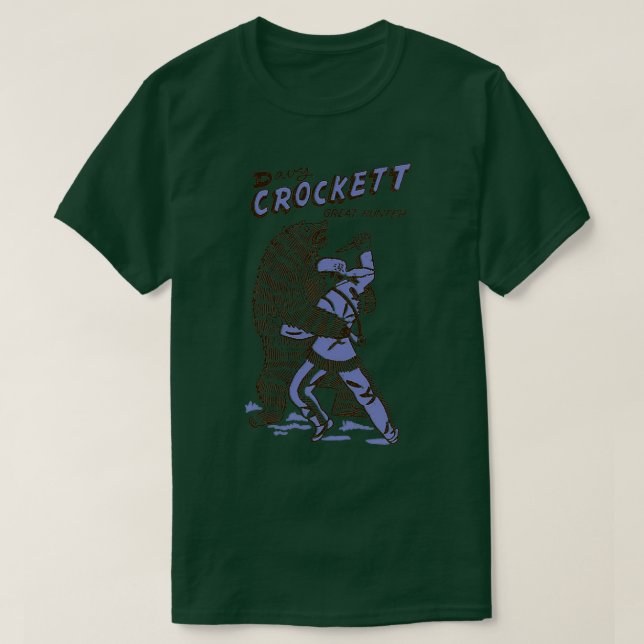 Davey Crockett T Shirt (Design framsida)