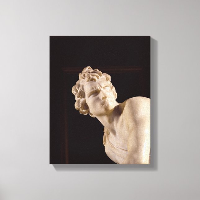 David, 1623-24 (marmor) (detaljer) canvastryck (Framsida)
